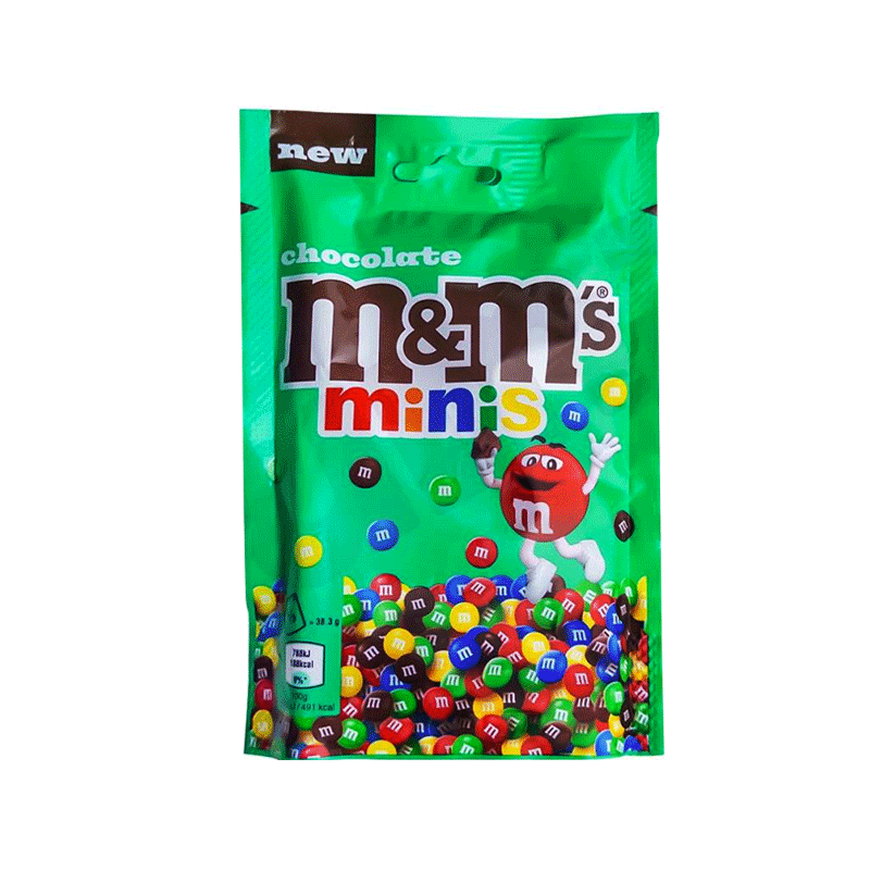 M&MS CHOCOLATE MINIS CRISPY BAG 115GM